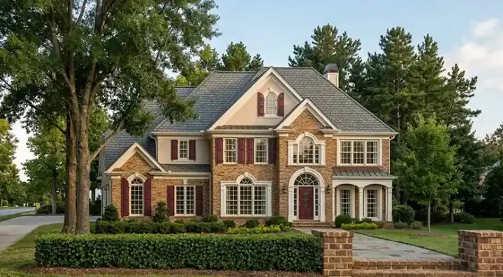 Traditional house plans 85-671 - front exterior, 3,047 sq ft, 4 bed, 3 bath house plans | Monster House Plans