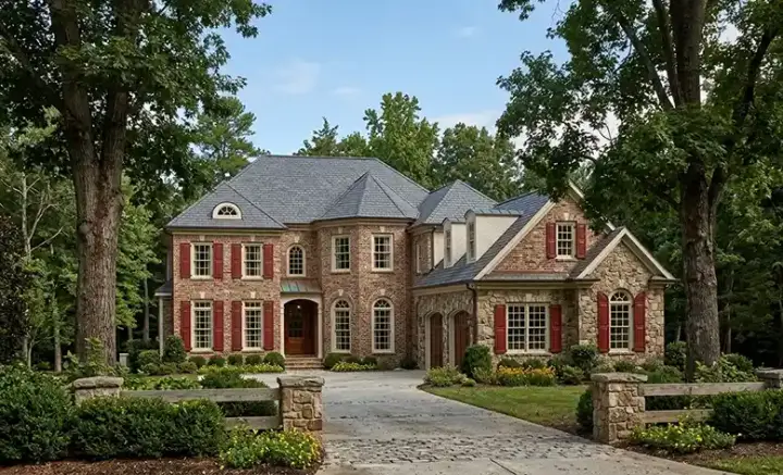 Southern house plans 85-675 - front exterior, 3,427 sq ft, 4 bed, 3 bath house plans | Monster House Plans