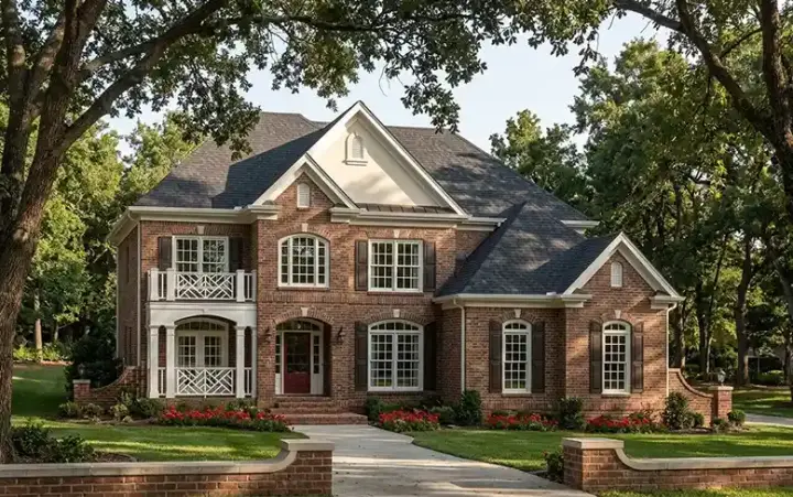Traditional house plans 85-679 - front exterior, 2,953 sq ft, 5 bed, 4 bath house plans | Monster House Plans