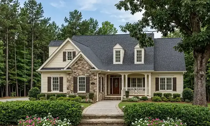 Cottage house plans 85-684 - front exterior, 1,604 sq ft, 3 bed, 2 bath house plans | Monster House Plans