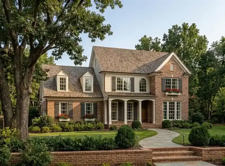 Southern Colonial house plans 85-686 - front exterior, 1,675 sq ft, 3 bed, 2 bath house plans | Monster House Plans
