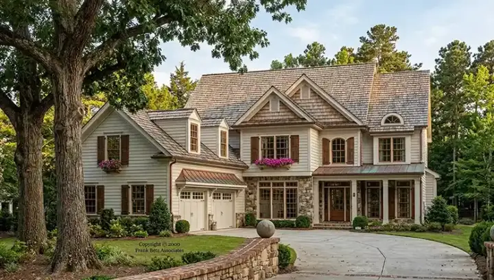 Country house plans 85-703 - front exterior, 3,220 sq ft, 5 bed, 4 bath house plans | Monster House Plans