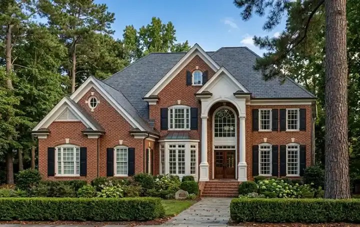 Southern house plans 85-711 - front exterior, 3,550 sq ft, 5 bed, 4 bath house plans | Monster House Plans