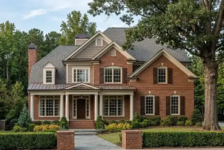 Country house plans 85-716 - front exterior, 2,507 sq ft, 4 bed, 3 bath house plans | Monster House Plans
