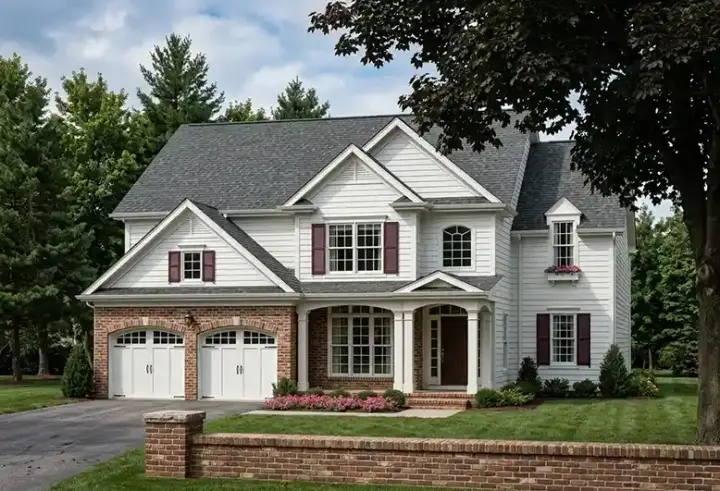 Traditional house plans 85-719 - front exterior, 2,411 sq ft, 5 bed, 3 bath house plans | Monster House Plans