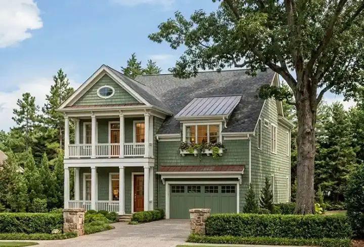 Cottage house plans 85-787 - front exterior, 3,501 sq ft, 4 bed, 3 bath house plans | Monster House Plans