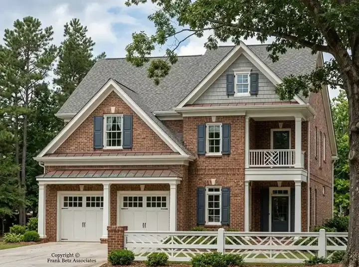Southern house plans 85-851 - front exterior, 3,052 sq ft, 4 bed, 3 bath house plans | Monster House Plans