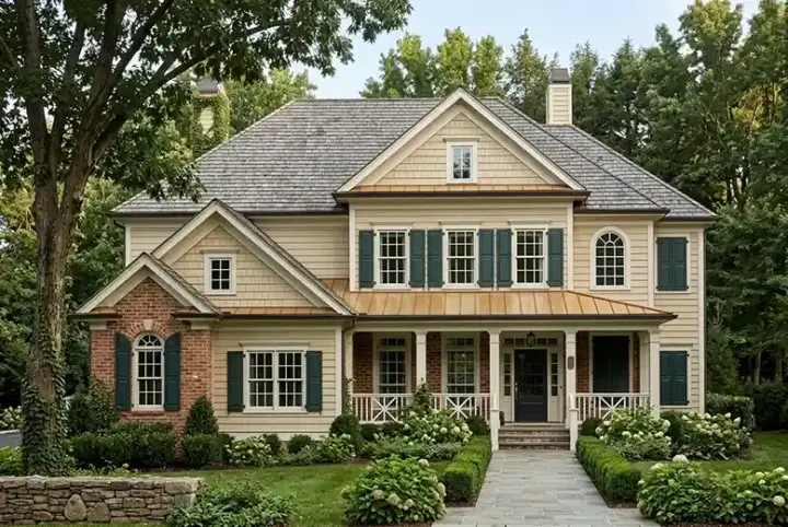 Traditional house plans 85-863 - front exterior, 2,733 sq ft, 5 bed, 4 bath house plans | Monster House Plans