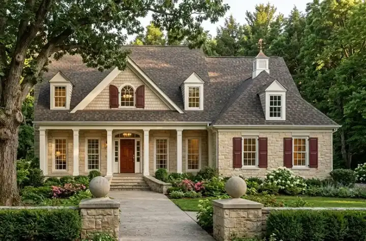 Southern house plans 85-992 - front exterior, 2,398 sq ft, 4 bed, 3 bath house plans | Monster House Plans