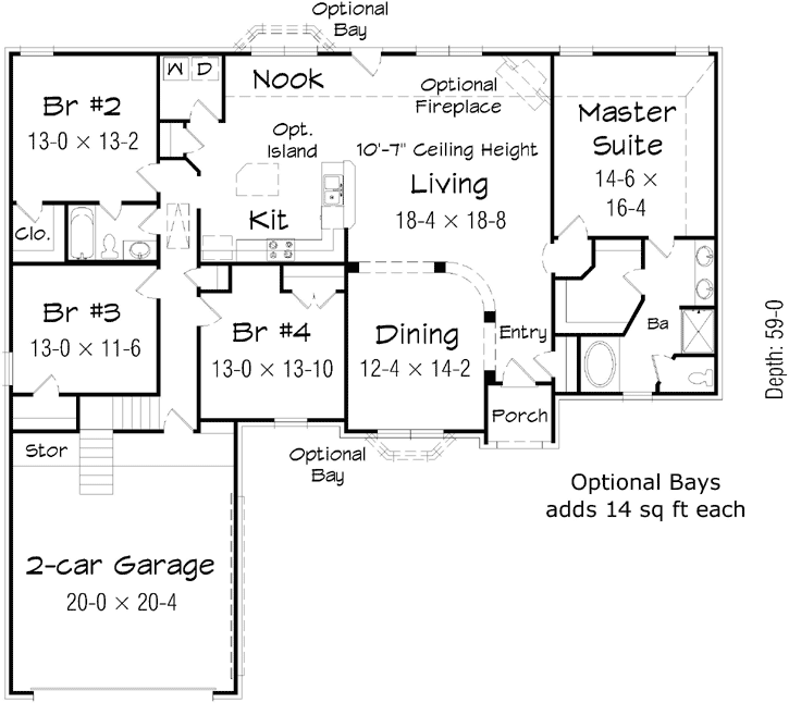 Main Floor Plan: 86-122