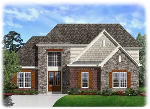 Traditional house plans 86-139 - front exterior, 3,034 sq ft, 4 bed, 2 bath house plans | Monster House Plans