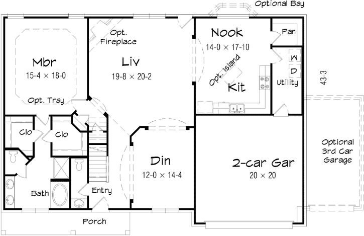 Main Floor Plan: 86-146