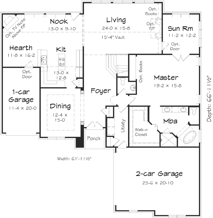 Main Floor Plan: 86-147