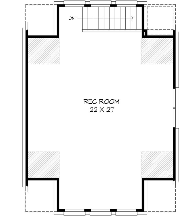 Upper/Second Floor Plan: 87-103
