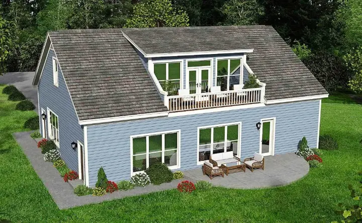 Country house plans 87-107 - front exterior, 1,730 sq ft, 0 bed, 0 bath house plans | Monster House Plans