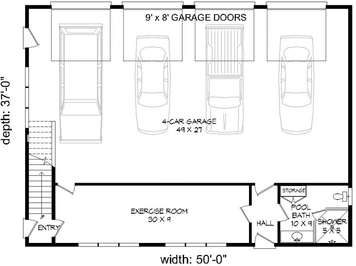 Main Floor Plan: 87-107