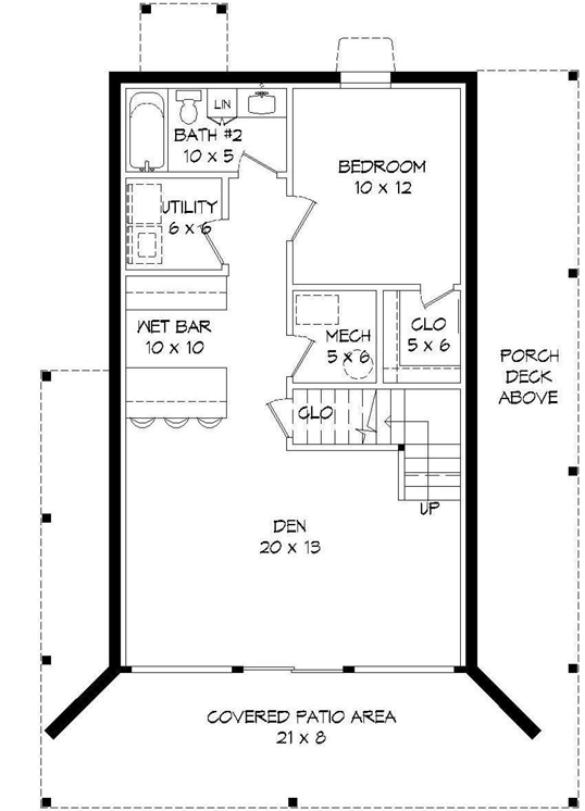 Lower Floor Plan: 87-116