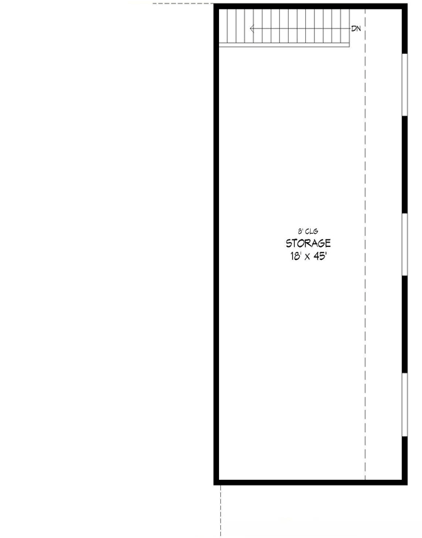 Upper/Second Floor Plan: 87-117
