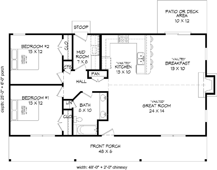 Main Floor Plan: 87-120