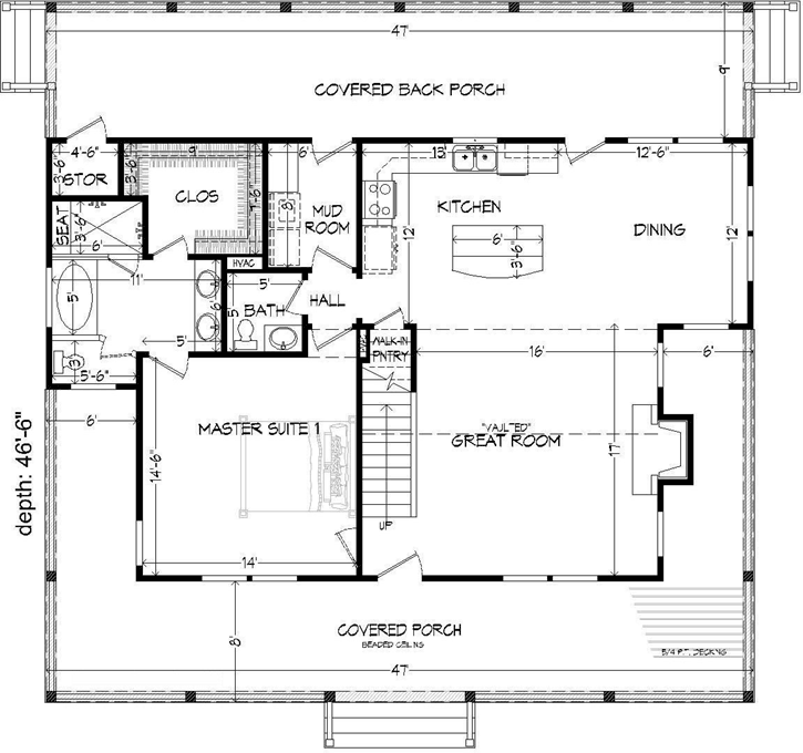 Main Floor Plan: 87-122