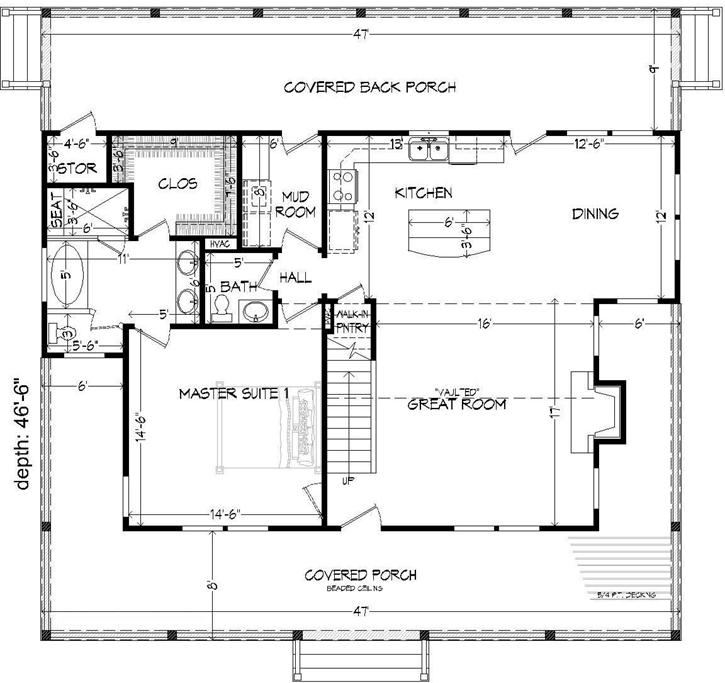 Main Floor Plan: 87-123