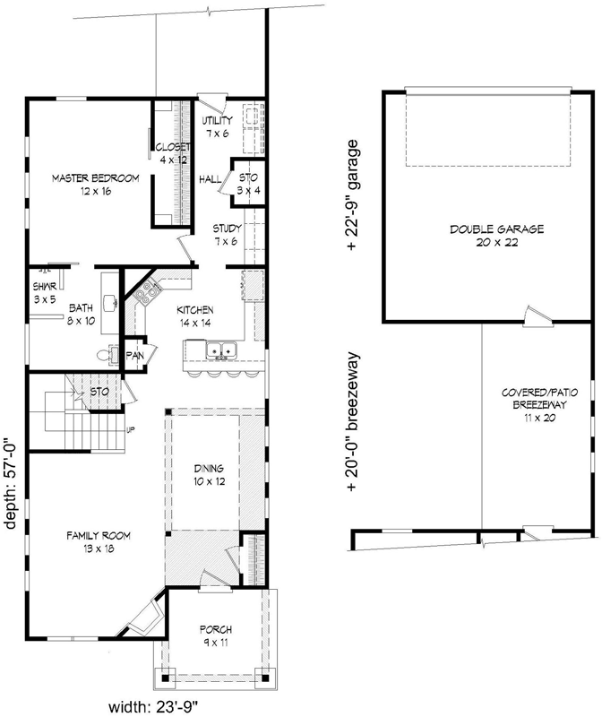 Main Floor Plan: 87-125