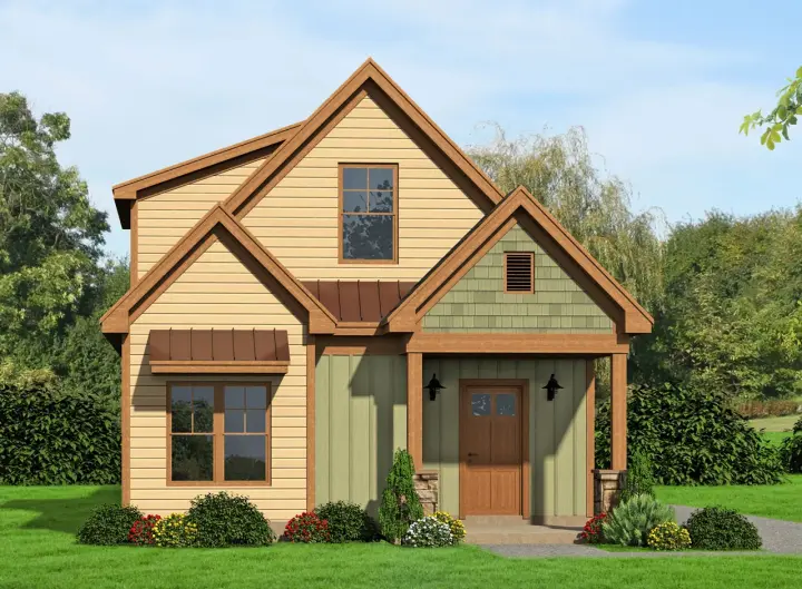 Country house plans 87-126 - front exterior, 1,997 sq ft, 3 bed, 2 bath house plans | Monster House Plans