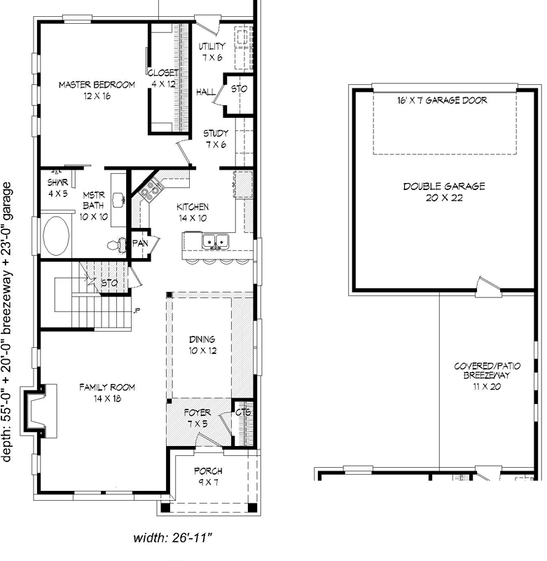 Main Floor Plan: 87-131