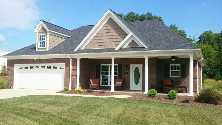 Traditional house plans 87-132 - front exterior, 1,340 sq ft, 2 bed, 2 bath house plans | Monster House Plans