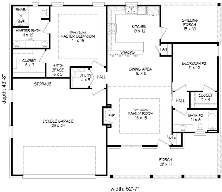 Main Floor Plan: 87-132