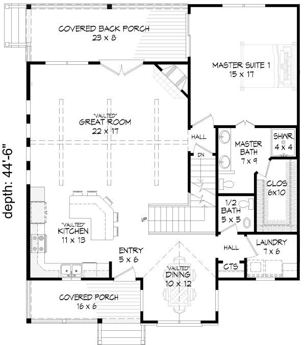 Main Floor Plan: 87-134