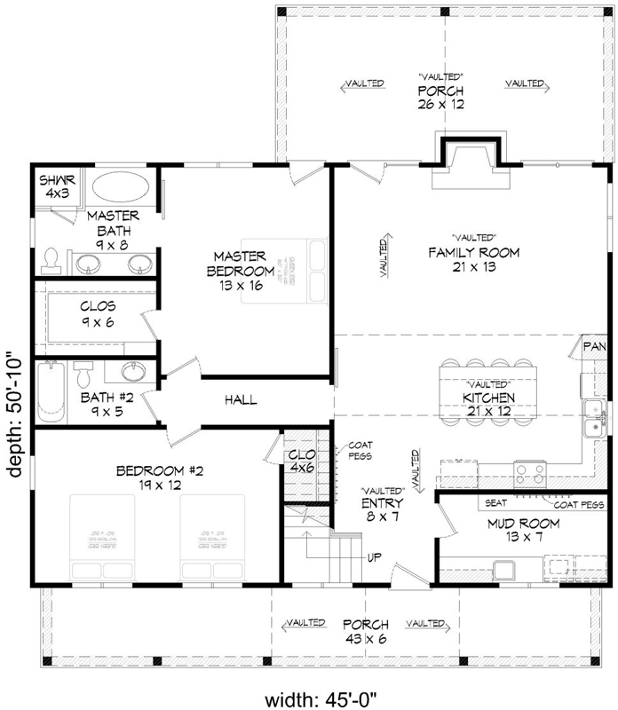 Main Floor Plan: 87-138