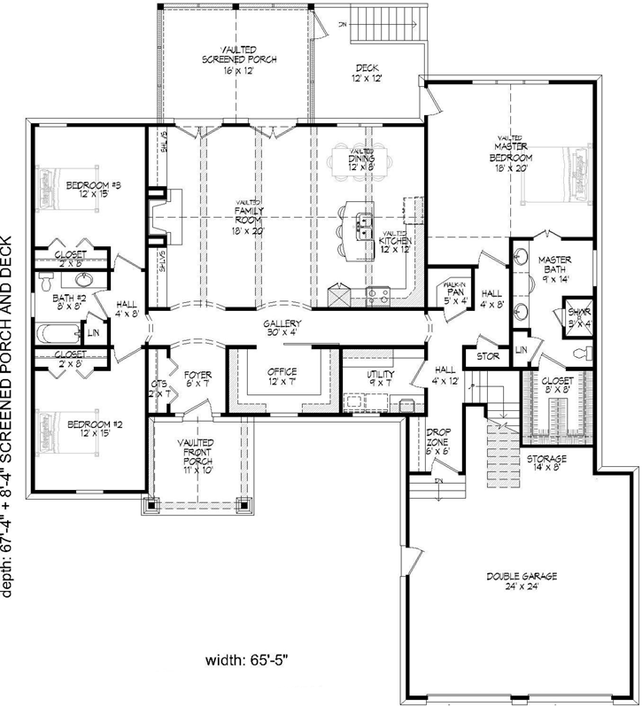 Main Floor Plan: 87-146