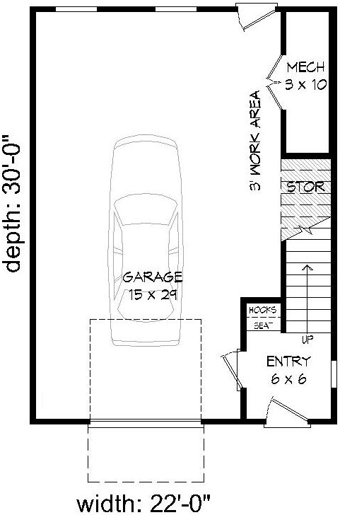 Main Floor Plan: 87-156