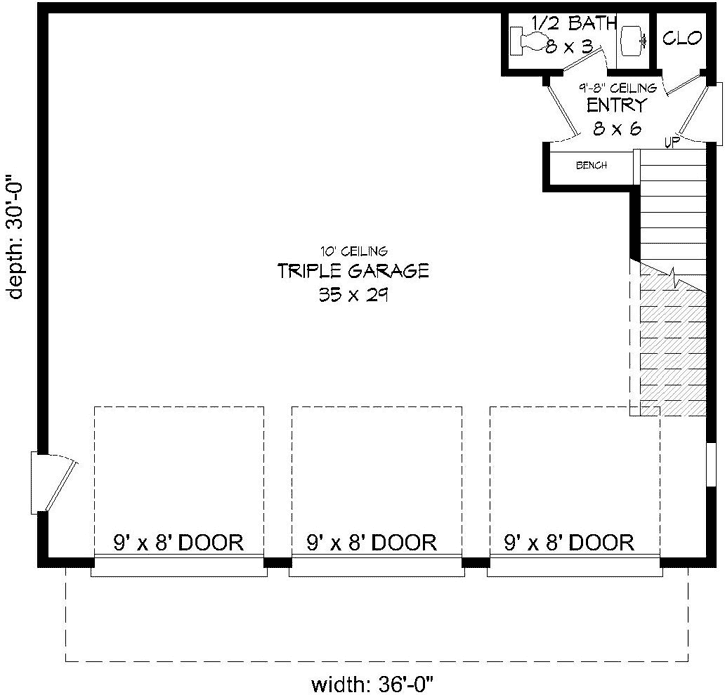 Main Floor Plan: 87-160