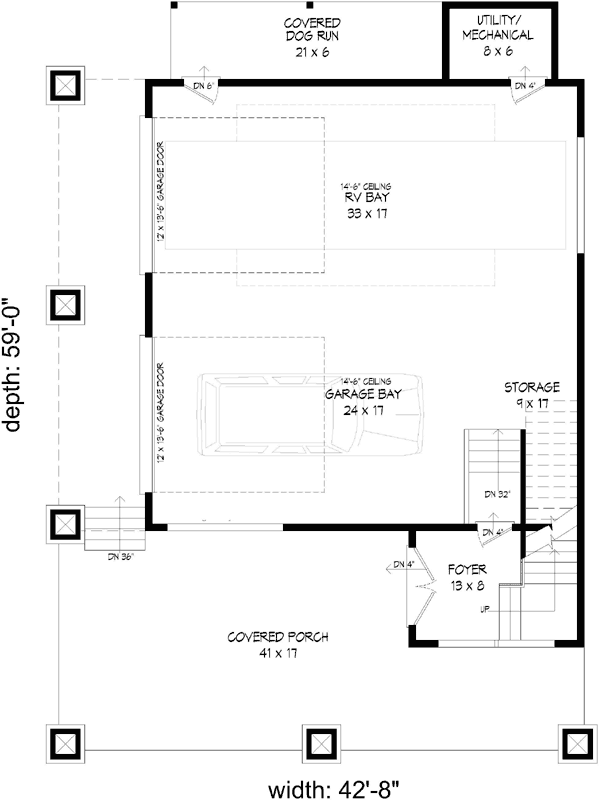 Main Floor Plan: 87-161