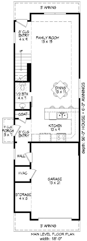 Main Floor Plan: 87-164