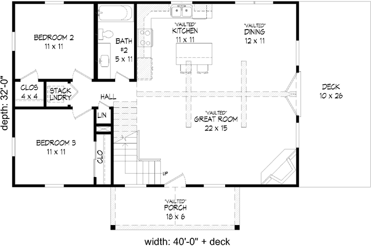 Main Floor Plan: 87-171