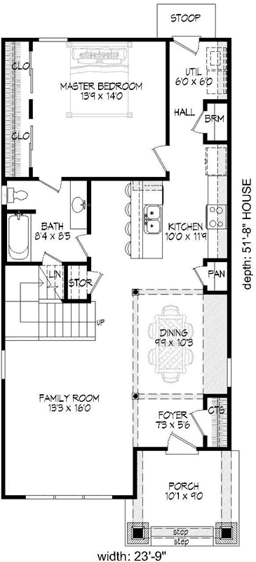Main Floor Plan: 87-173