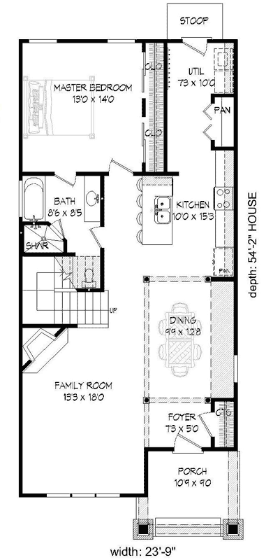 Main Floor Plan: 87-176