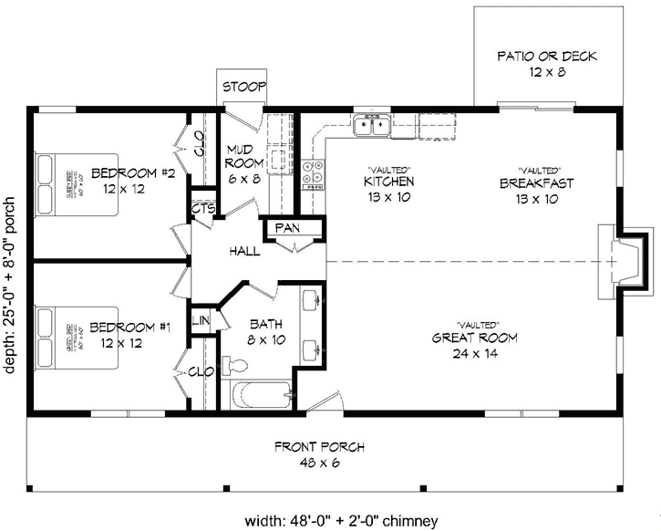 Main Floor Plan: 87-181