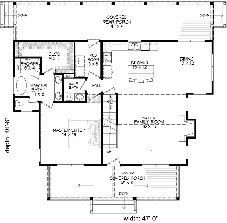Main Floor Plan: 87-183