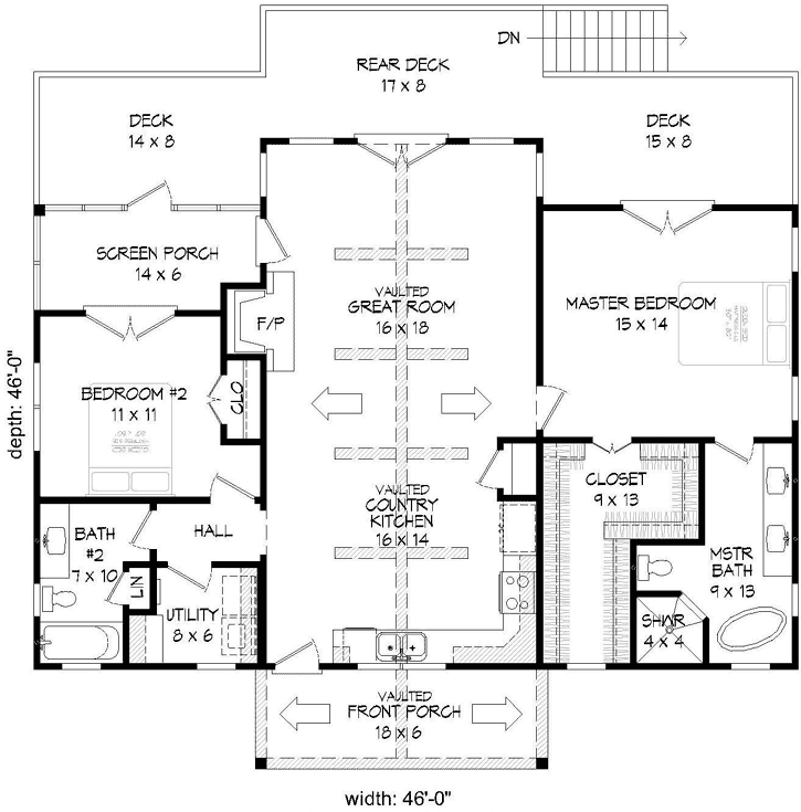 Main Floor Plan: 87-186