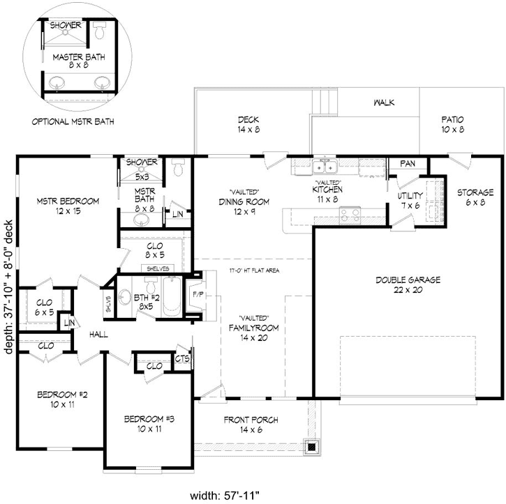 Main Floor Plan: 87-188