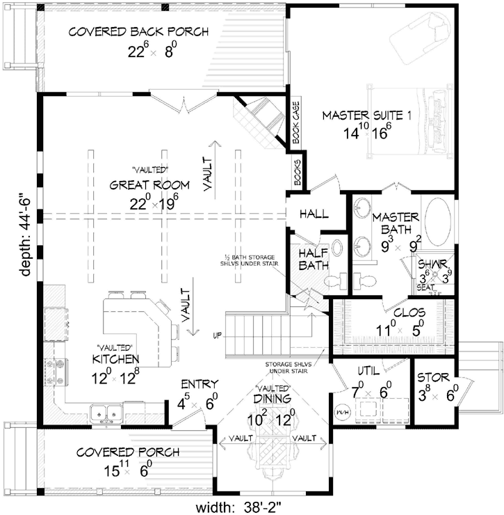 Main Floor Plan: 87-189