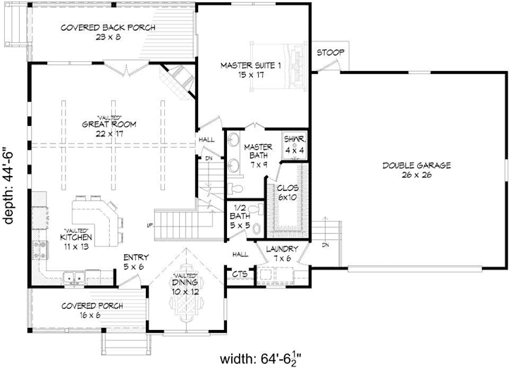 Main Floor Plan: 87-190