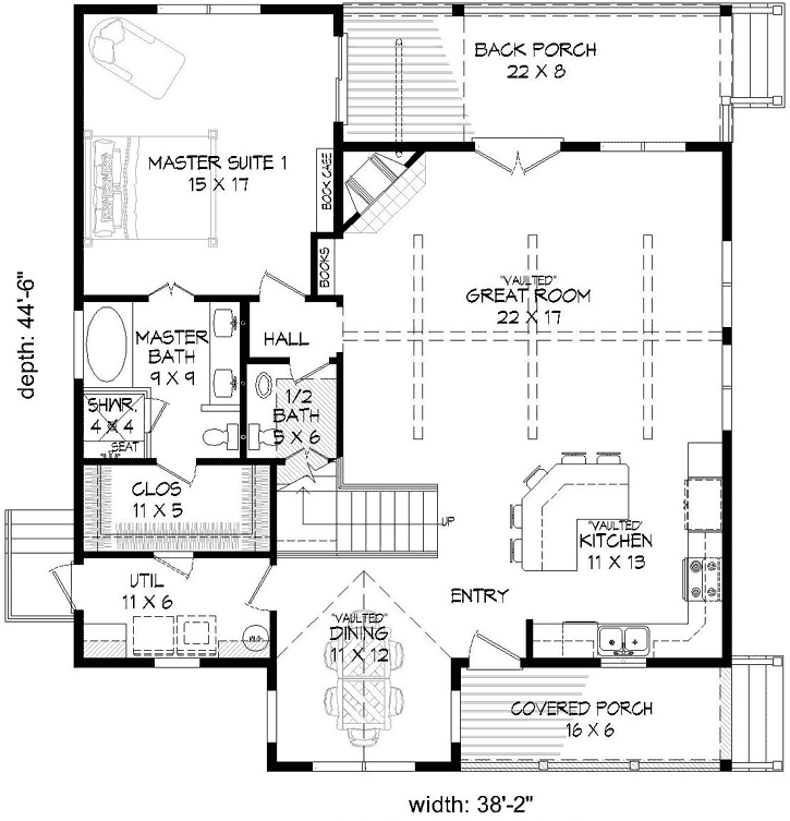 Main Floor Plan: 87-191