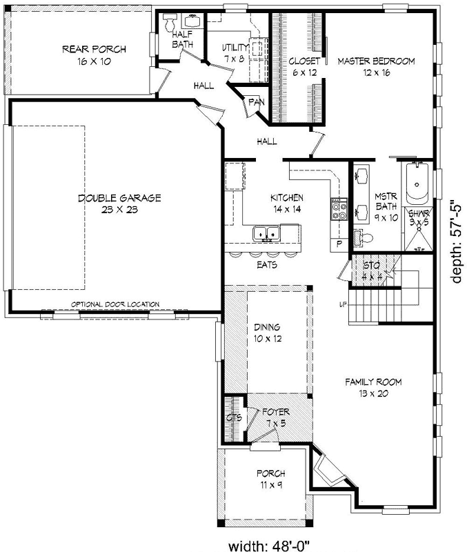 Main Floor Plan: 87-192