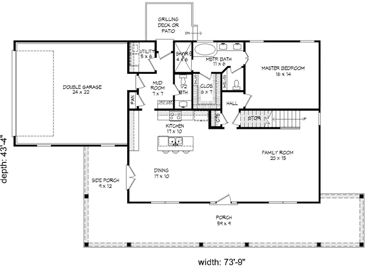 Main Floor Plan: 87-193