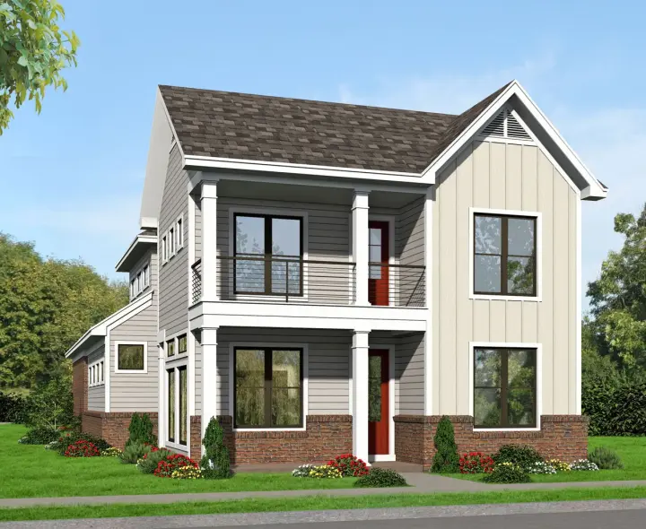 Southern house plans 87-196 - front exterior, 2,535 sq ft, 3 bed, 2 bath house plans | Monster House Plans